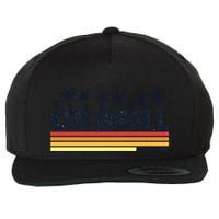 Calafell Tarragona Retro Beach Tourism Gift Wool Snapback Cap