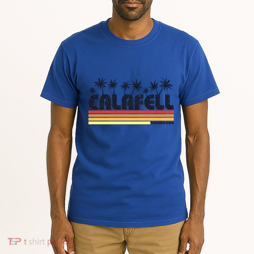 Calafell Tarragona Retro Beach Tourism Gift Tall T-Shirt