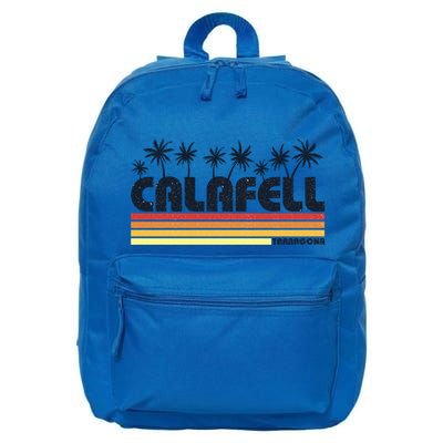Calafell Tarragona Retro Beach Tourism Gift 16 in Basic Backpack