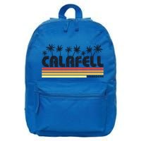 Calafell Tarragona Retro Beach Tourism Gift 16 in Basic Backpack