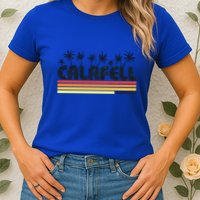 Calafell Tarragona Retro Beach Tourism Gift Womens T-Shirt