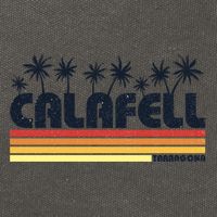 Calafell Tarragona Retro Beach Tourism Gift Cotton Canvas Backpack