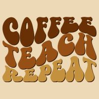 Coffee Teach Repeat Retro Gift For Teacher Bag