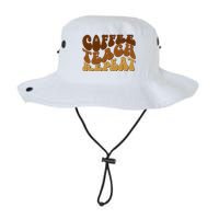 Coffee Teach Repeat Retro Gift For Teacher Legacy Cool Fit Booney Bucket Hat