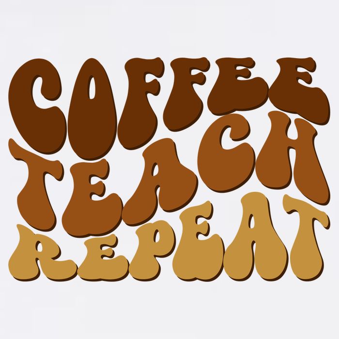 Coffee Teach Repeat Retro Gift For Teacher Bucket Hat