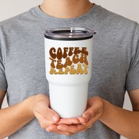 Coffee Teach Repeat Retro Gift For Teacher Tumbler