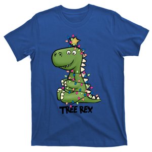 Christmas Tree Rex Ugly Christmas Trex Cozy Festive Lights Gift T-Shirt