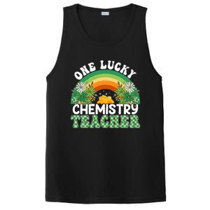 Chemistry Teacher Rainbow St Patricks Day One Lucky Teacher Gift PosiCharge Competitor Tank