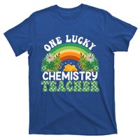 Chemistry Teacher Rainbow St Patricks Day One Lucky Teacher Gift T-Shirt