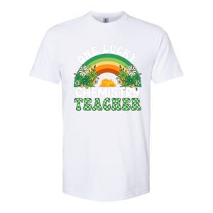 Chemistry Teacher Rainbow St Patricks Day One Lucky Teacher Gift Softstyle CVC T-Shirt