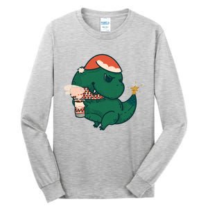 Christmas Tree Rex Tall Long Sleeve T-Shirt