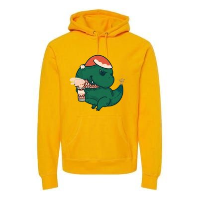 Christmas Tree Rex Premium Hoodie