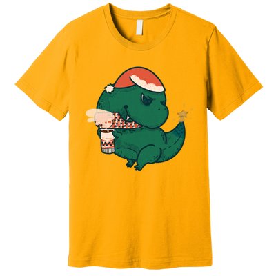 Christmas Tree Rex Premium T-Shirt