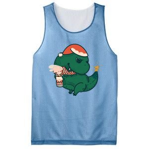 Christmas Tree Rex Mesh Reversible Basketball Jersey Tank