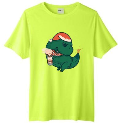 Christmas Tree Rex Tall Fusion ChromaSoft Performance T-Shirt