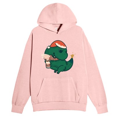 Christmas Tree Rex Urban Pullover Hoodie