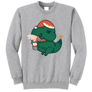 Christmas Tree Rex Tall Sweatshirt