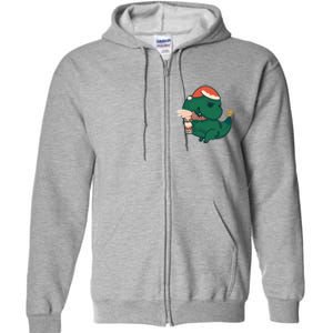 Christmas Tree Rex Full Zip Hoodie