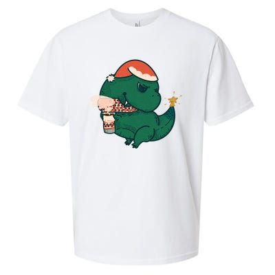 Christmas Tree Rex Sueded Cloud Jersey T-Shirt