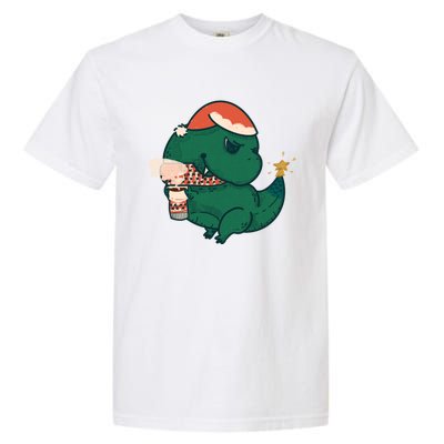 Christmas Tree Rex Garment-Dyed Heavyweight T-Shirt