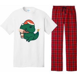 Christmas Tree Rex Pajama Set