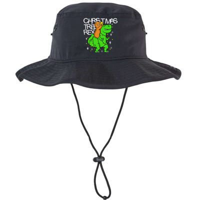 Christmas Tree Rex TRex Gingerbread Man Funny Bucket Hat