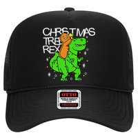 Christmas Tree Rex TRex Gingerbread Man Funny Trucker Hat