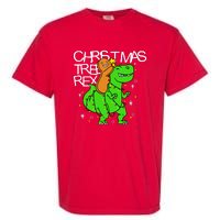 Christmas Tree Rex TRex Gingerbread Man Funny Garment-Dyed Heavyweight T-Shirt