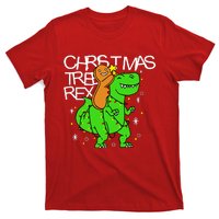 Christmas Tree Rex TRex Gingerbread Man Funny T-Shirt