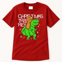 Christmas Tree Rex TRex Gingerbread Man Funny Tall T-Shirt