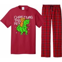 Christmas Tree Rex TRex Gingerbread Man Funny Pajama Set