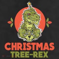 Christmas Tree Rex Merry Christmas Funny Xmas Trex Funny Gift Cool Comfort Performance Bucket Hat