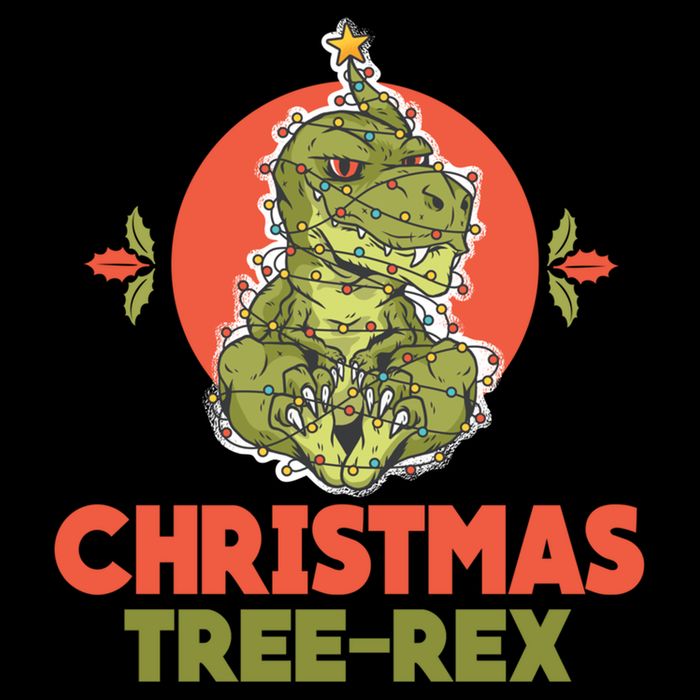 Christmas Tree Rex Merry Christmas Funny Xmas Trex Funny Gift Cooling Performance Long Sleeve Crew