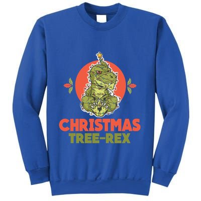 Christmas Tree Rex Merry Christmas Funny Xmas Trex Funny Gift Sweatshirt