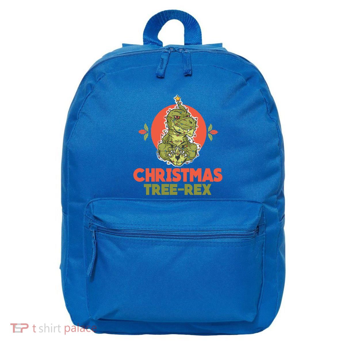 Christmas Tree Rex Merry Christmas Funny Xmas Trex Funny Gift 16 in Basic Backpack