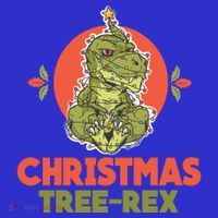 Christmas Tree Rex Merry Christmas Funny Xmas Trex Funny Gift 16 in Basic Backpack