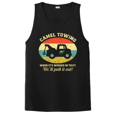 Camel Towing Retro Adult Humor Saying Funny Halloween Gift PosiCharge Competitor Tank