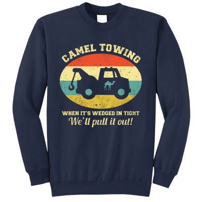 Camel Towing Retro Adult Humor Saying Funny Halloween Gift Sweatshirt