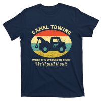 Camel Towing Retro Adult Humor Saying Funny Halloween Gift T-Shirt