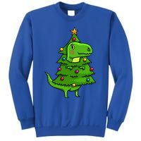 Cute Tree Rex Gift Funny Dinosaur Christmas Gift Top Sweatshirt