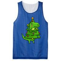 Cute Tree Rex Gift Funny Dinosaur Christmas Gift Top Mesh Reversible Basketball Jersey Tank