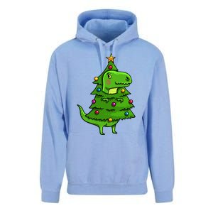 Cute Tree Rex Gift Funny Dinosaur Christmas Gift Top Unisex Surf Hoodie