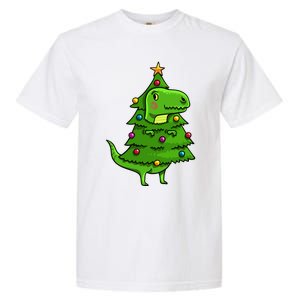 Cute Tree Rex Gift Funny Dinosaur Christmas Gift Top Garment-Dyed Heavyweight T-Shirt