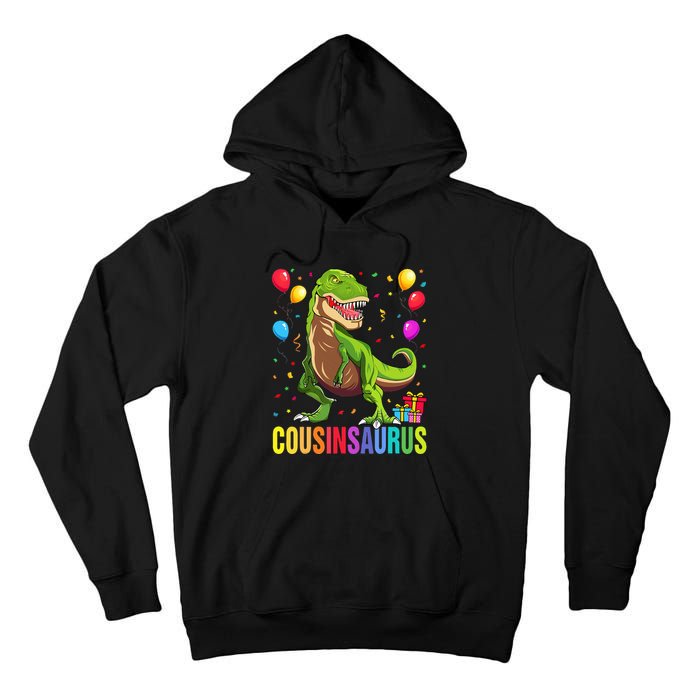 Cousinsaurus T Rex Dinosaur Cousin Saurus Family Tall Hoodie