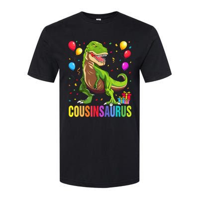 Cousinsaurus T Rex Dinosaur Cousin Saurus Family Softstyle® CVC T-Shirt