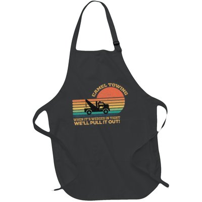 Camel Towing Retro Adult Humor Saying Funny Halloween Apron