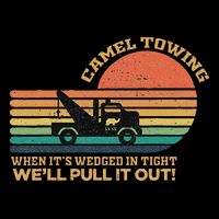 Camel Towing Retro Adult Humor Saying Funny Halloween Drawstring Bag