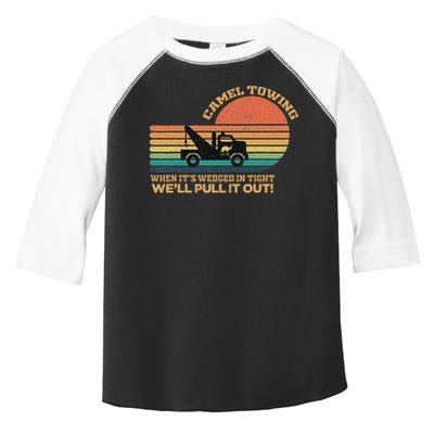 Camel Towing Retro Adult Humor Saying Funny Halloween Toddler Fine Jersey T-Shirt