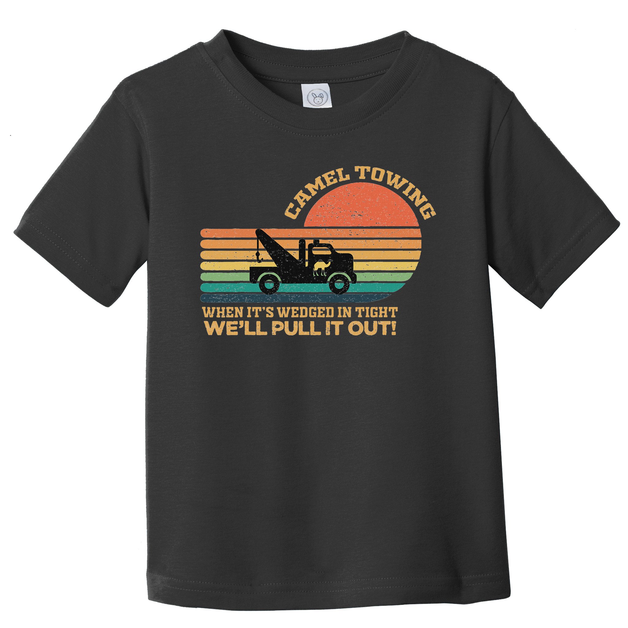 Camel Towing Retro Adult Humor Saying Funny Halloween Toddler T-Shirt