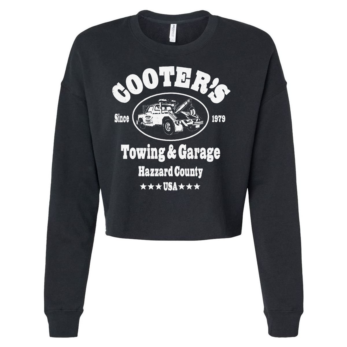 CooterS Towing & Repair Garage Cropped Pullover Crew